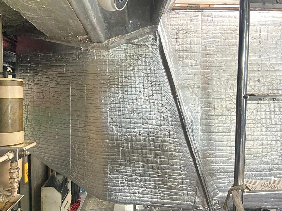 a large metal grate aboard AUGUST MOON Yacht for Sale