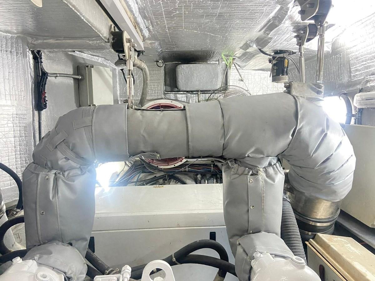 a car with a hood aboard AUGUST MOON Yacht for Sale