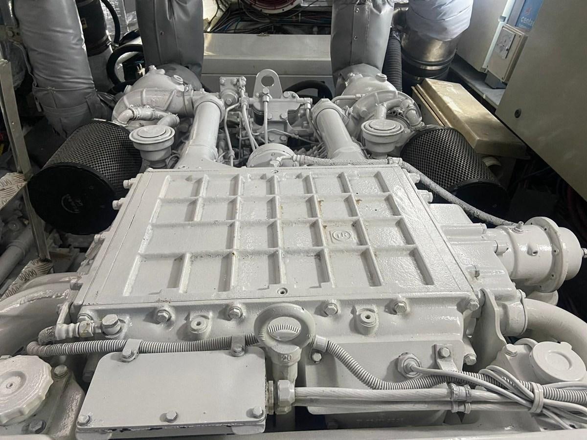 a close-up of a machine aboard AUGUST MOON Yacht for Sale