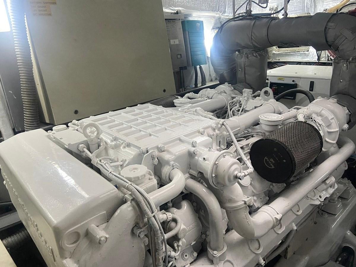 a machine with a blue light aboard AUGUST MOON Yacht for Sale