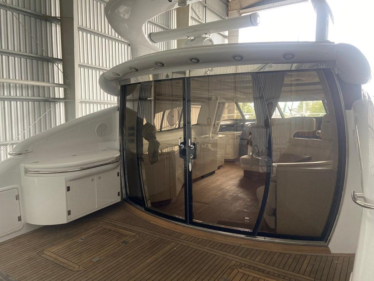 a large mirror in a room aboard AUGUST MOON Yacht for Sale