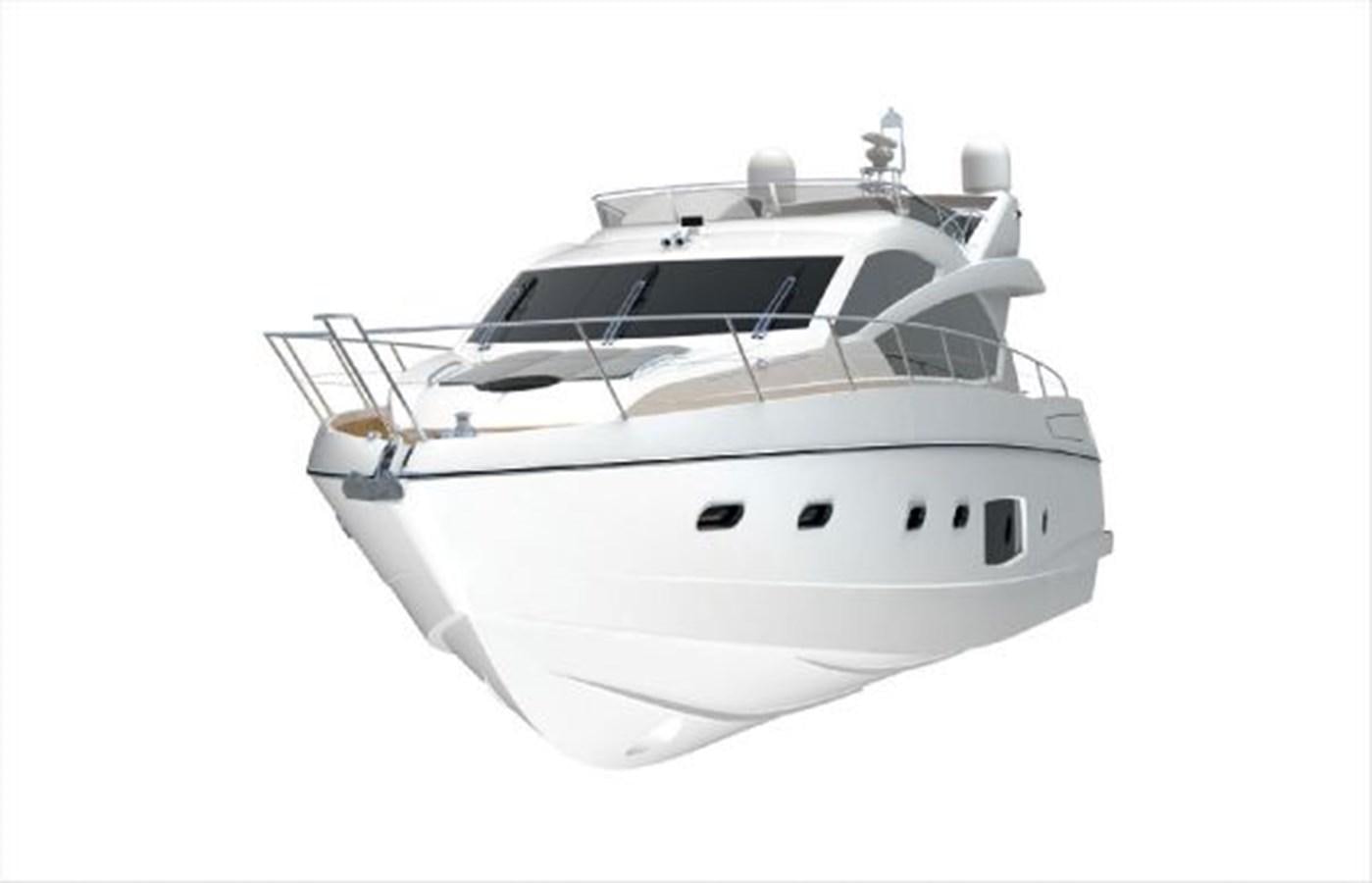 a white yacht with a white background aboard 2012 SUNSEEKER MANHATTAN 63 Yacht for Sale