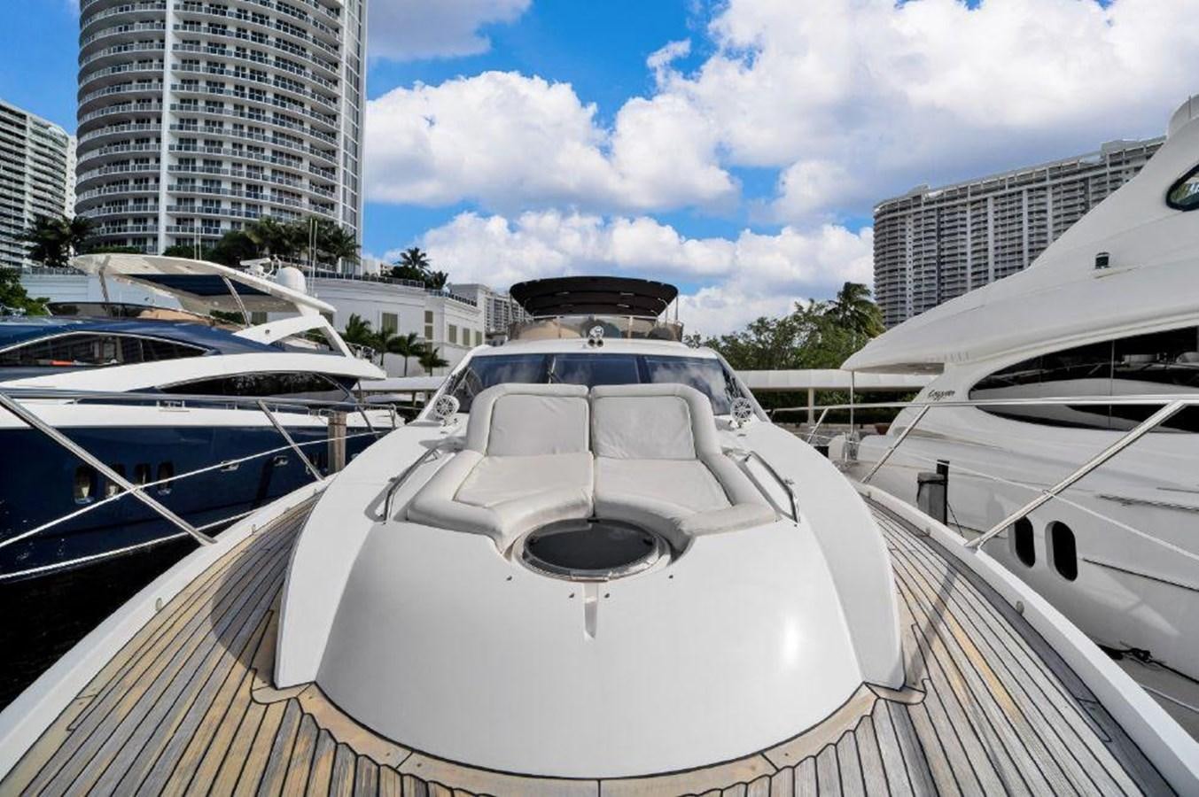 a deck with many boats aboard 2012 SUNSEEKER MANHATTAN 63 Yacht for Sale