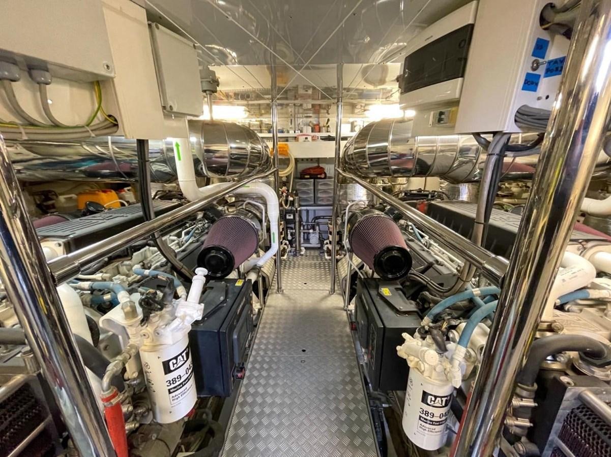 a room with machinery aboard ELAN Yacht for Sale