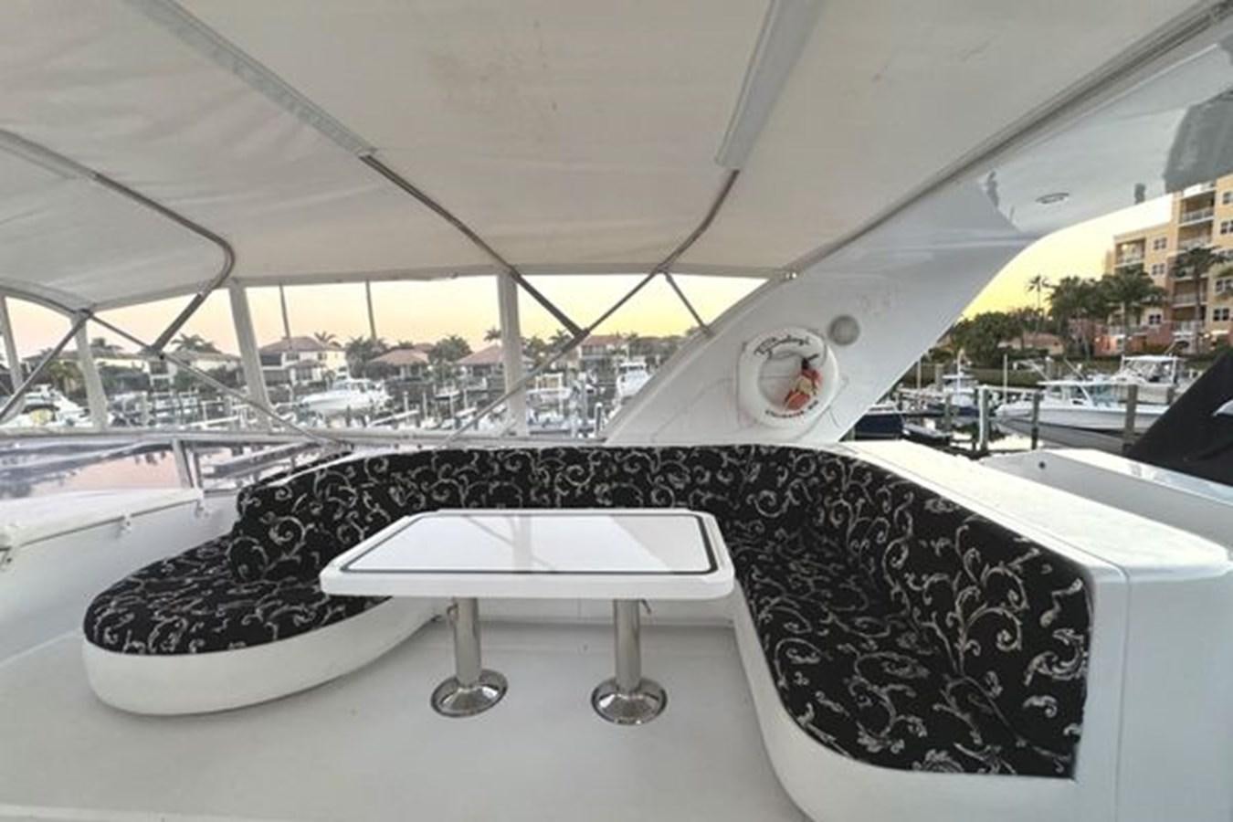 a large white model airplane aboard CLASSIFIED Yacht for Sale