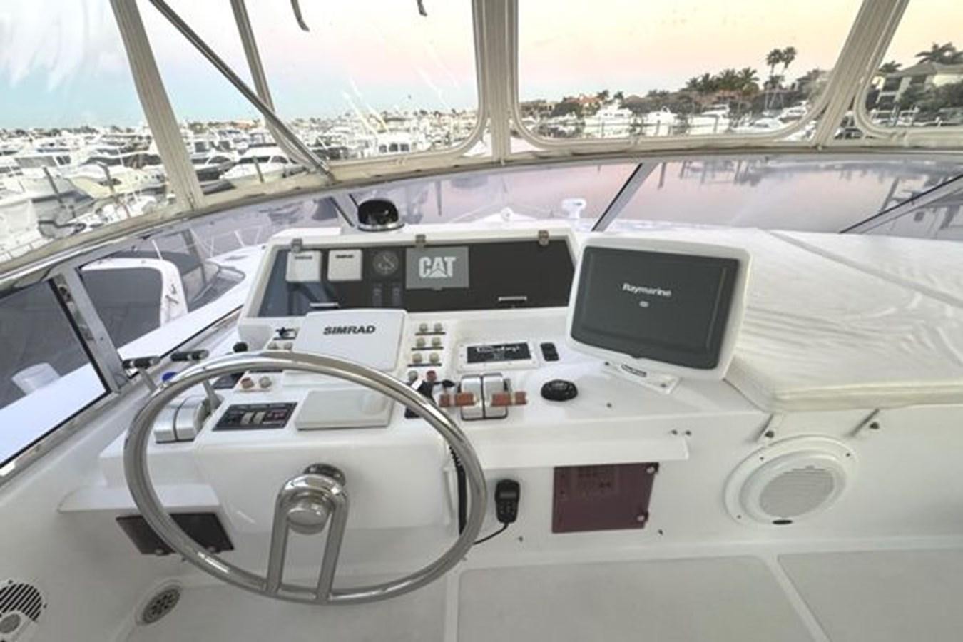 the cockpit of a plane aboard CLASSIFIED Yacht for Sale