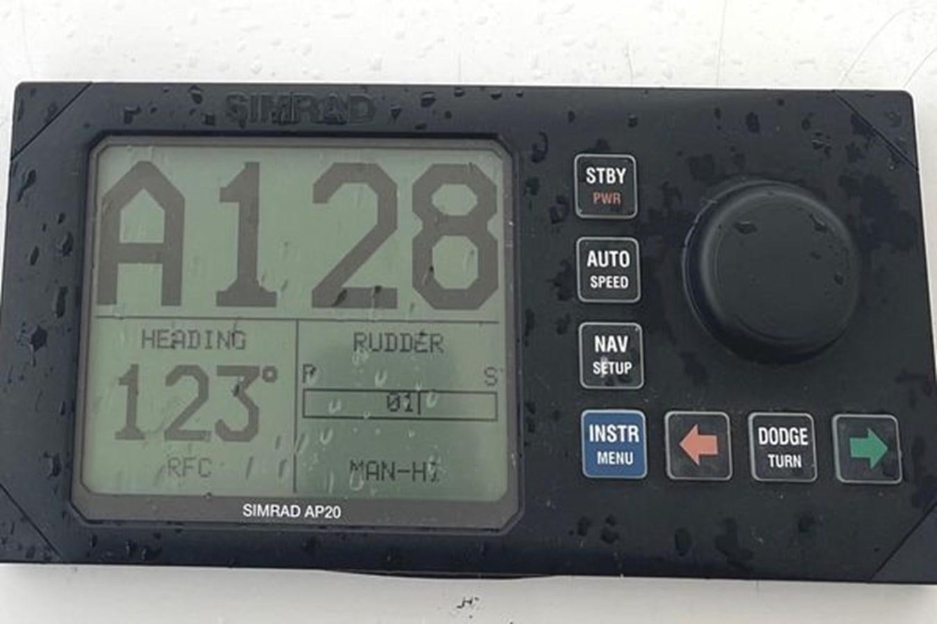 graphical user interface aboard CLASSIFIED Yacht for Sale