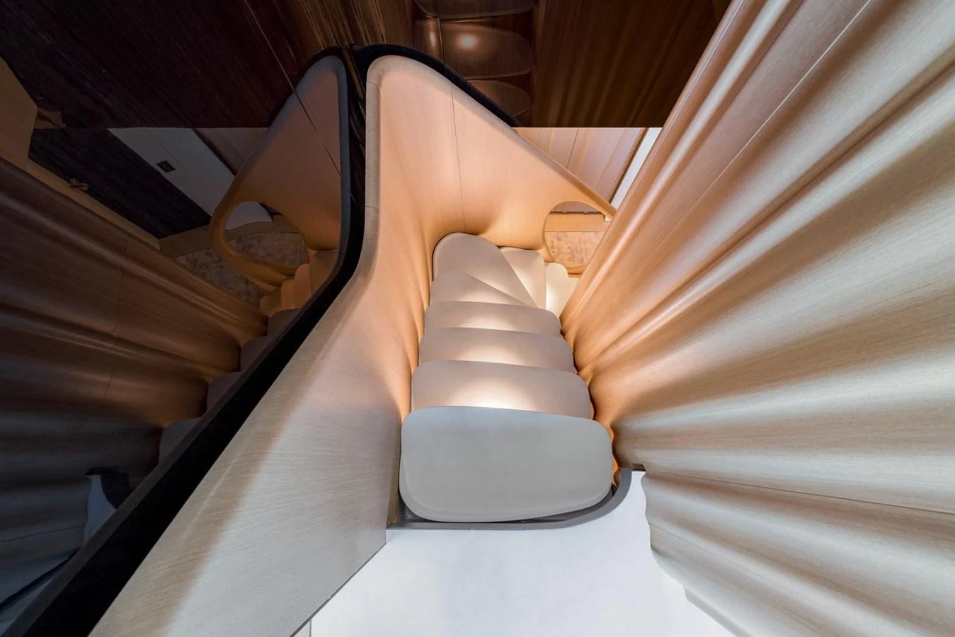 a close-up of a chair aboard CLUB M Yacht for Sale