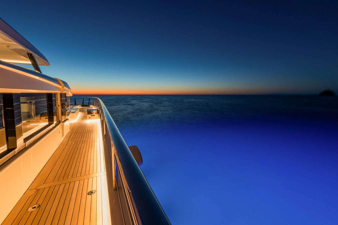 a boat on the water aboard CLUB M Yacht for Sale