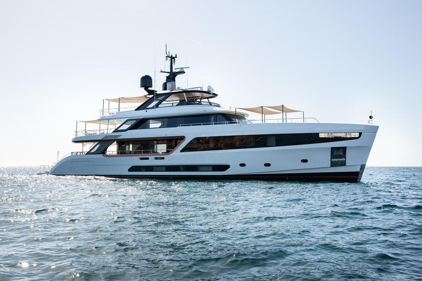 a boat in the water aboard EH2 Yacht for Sale