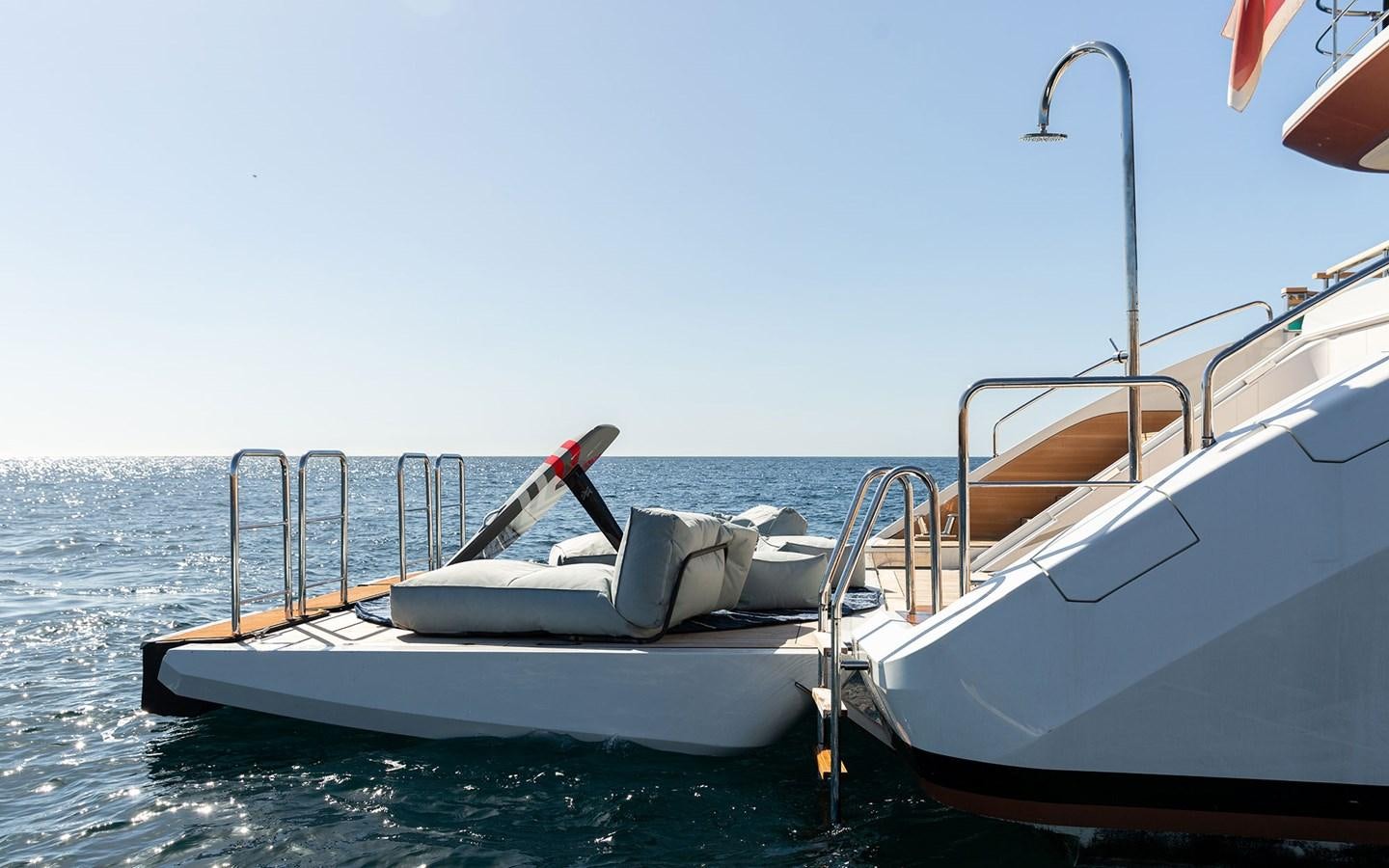 a boat in the water aboard EH2 Yacht for Sale