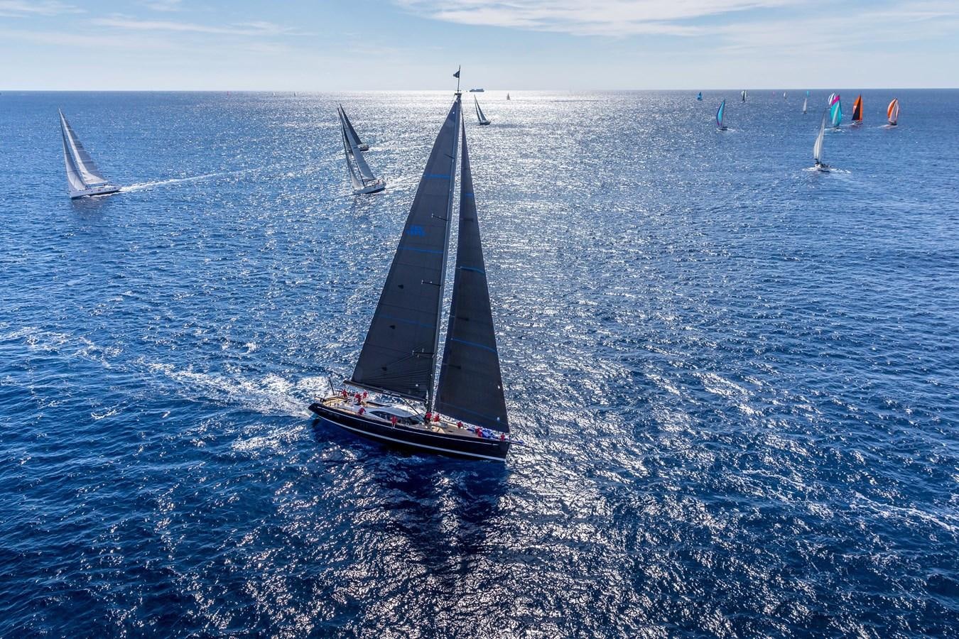 a group of sailboats on the water aboard GUARDIAN ANGEL Yacht for Sale