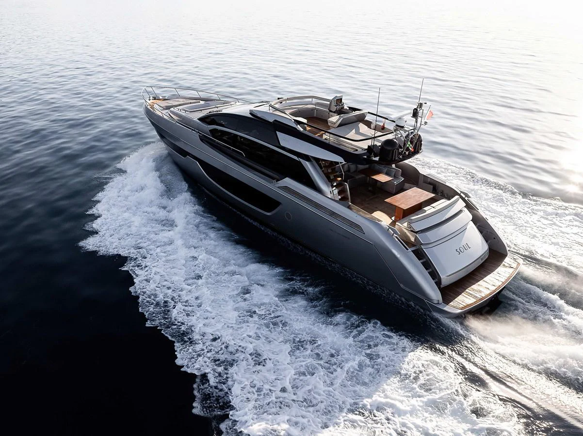 a boat on the water aboard SOUL Yacht for Sale