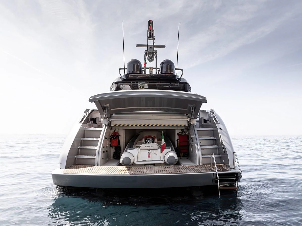 a boat in the water aboard SOUL Yacht for Sale
