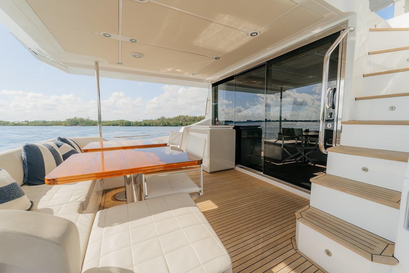 inside of a boat aboard VENTURE Yacht for Sale