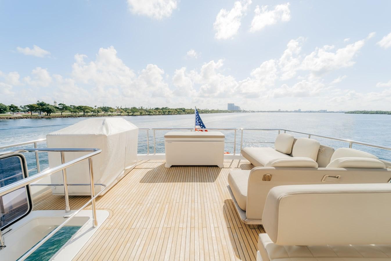 a boat on the water aboard VENTURE Yacht for Sale