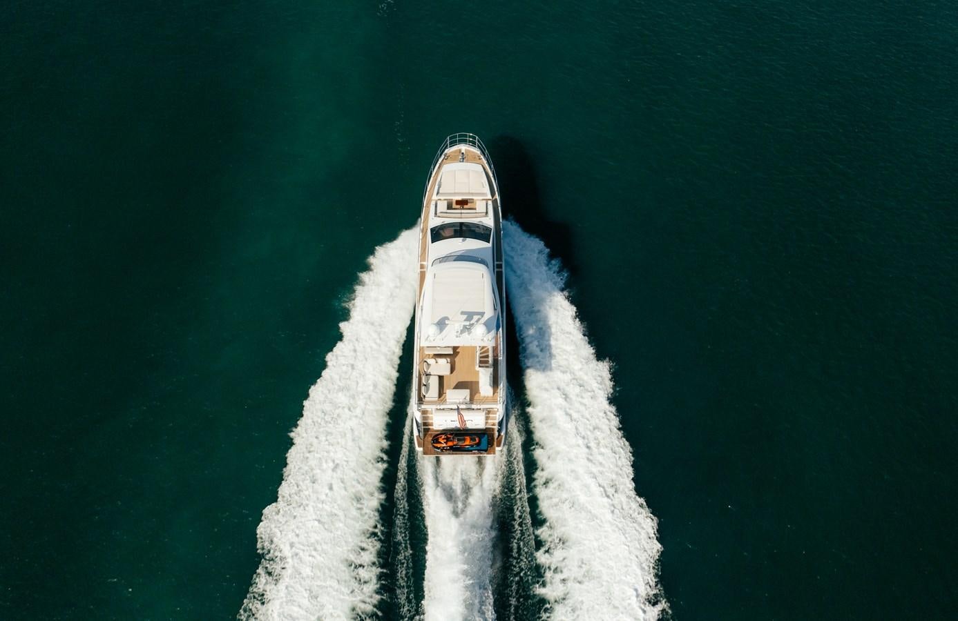 a boat in the water aboard VENTURE Yacht for Sale