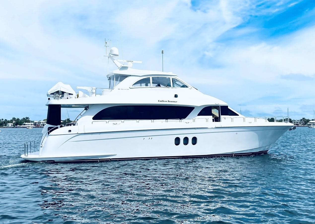 a white yacht on the water aboard ENDLESS SUMMER Yacht for Sale