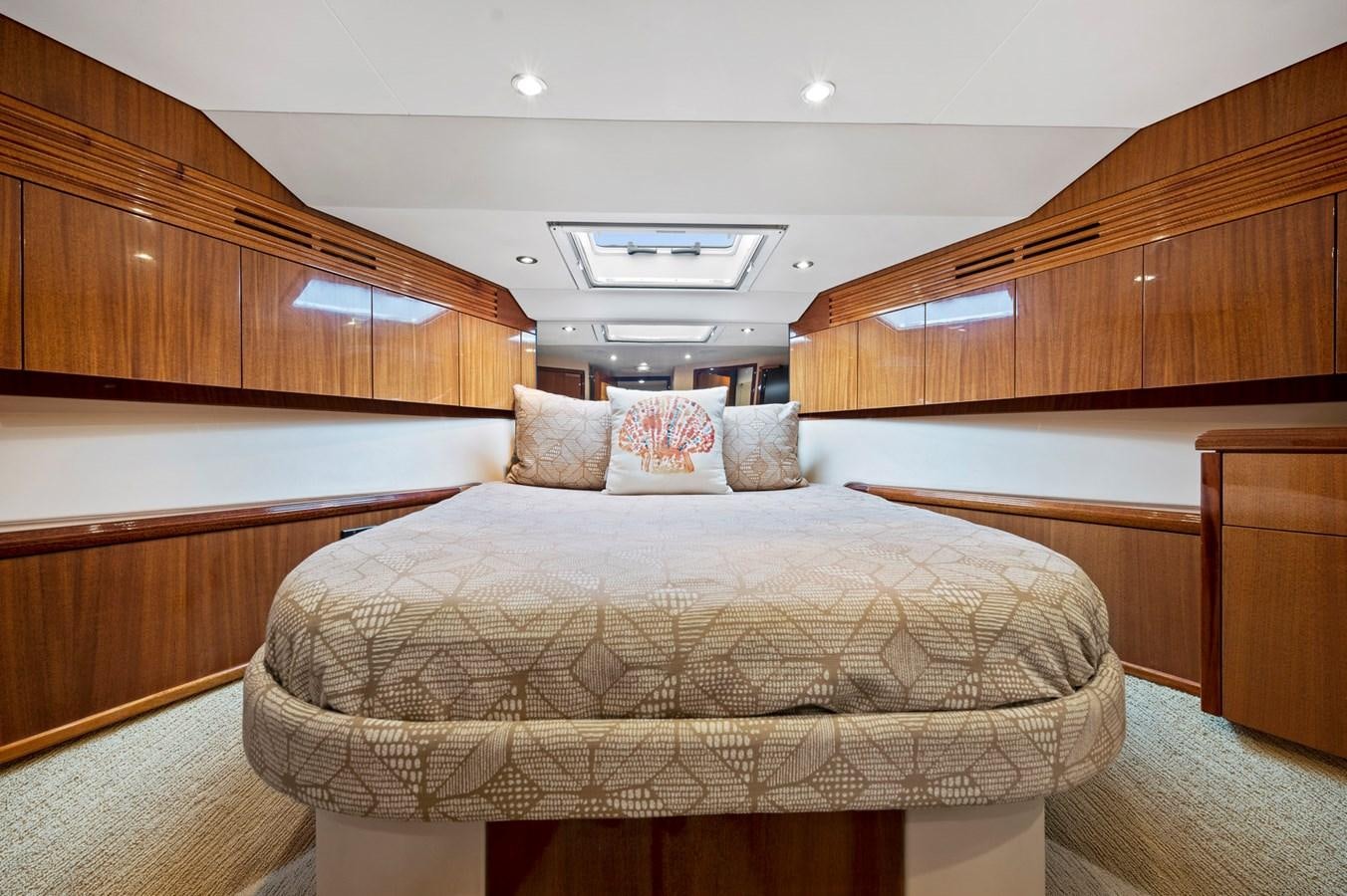 a bed in a room aboard ENDLESS SUMMER Yacht for Sale