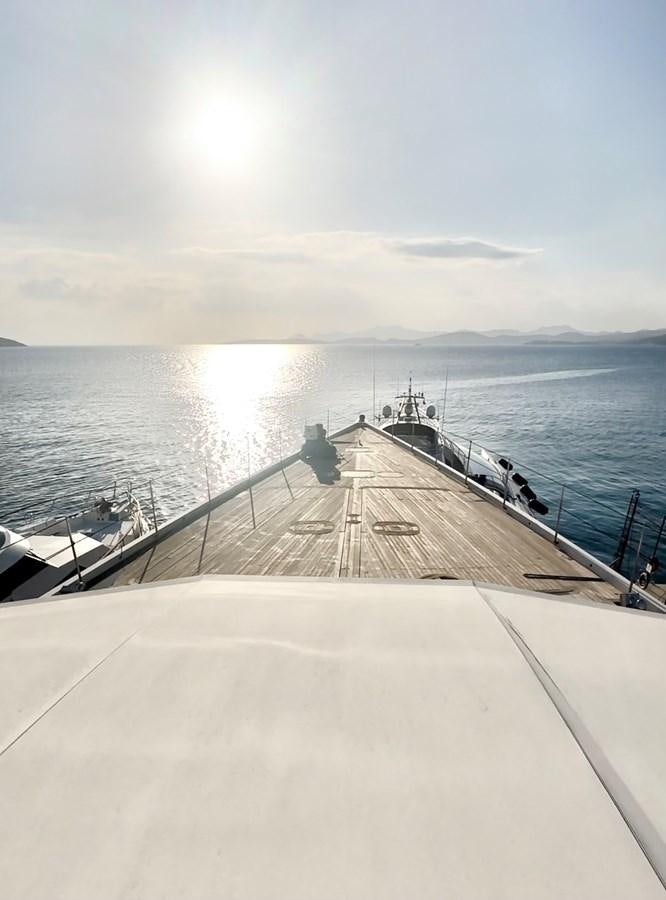 a large ship on a body of water aboard SYNERGY Yacht for Sale