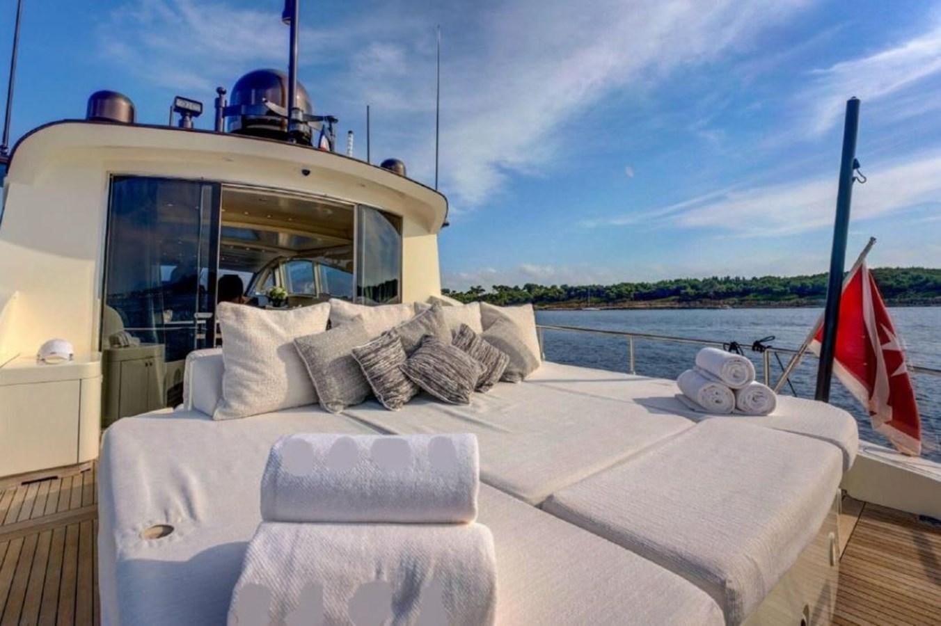 a boat on the water aboard SAGA ONE Yacht for Sale