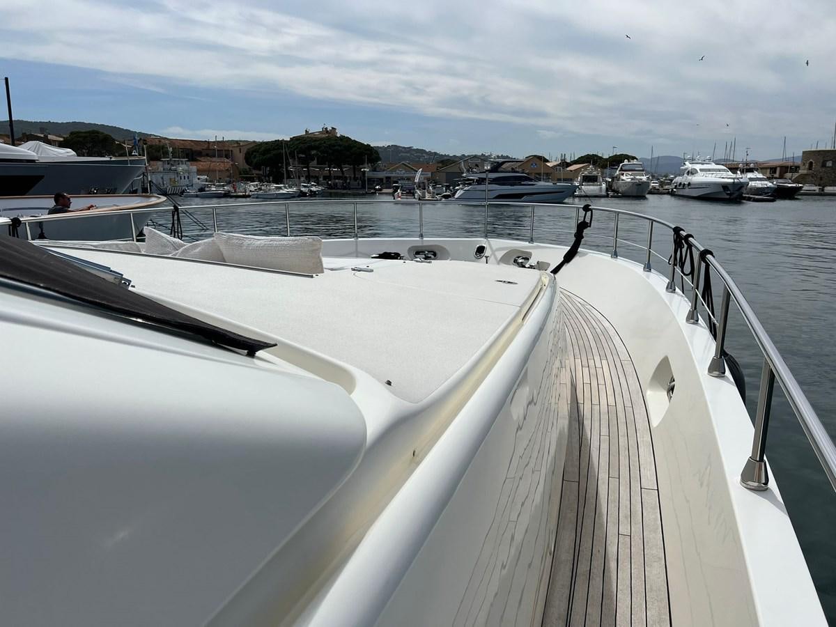 a boat in the water aboard SAGA ONE Yacht for Sale