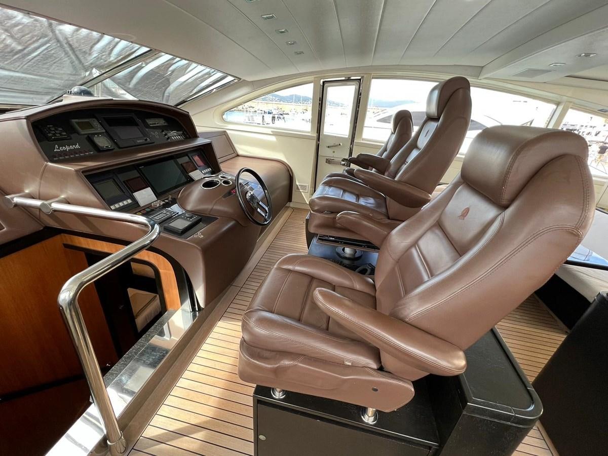 inside of a car aboard SAGA ONE Yacht for Sale