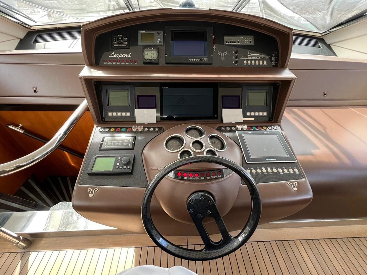 a radio on a table aboard SAGA ONE Yacht for Sale