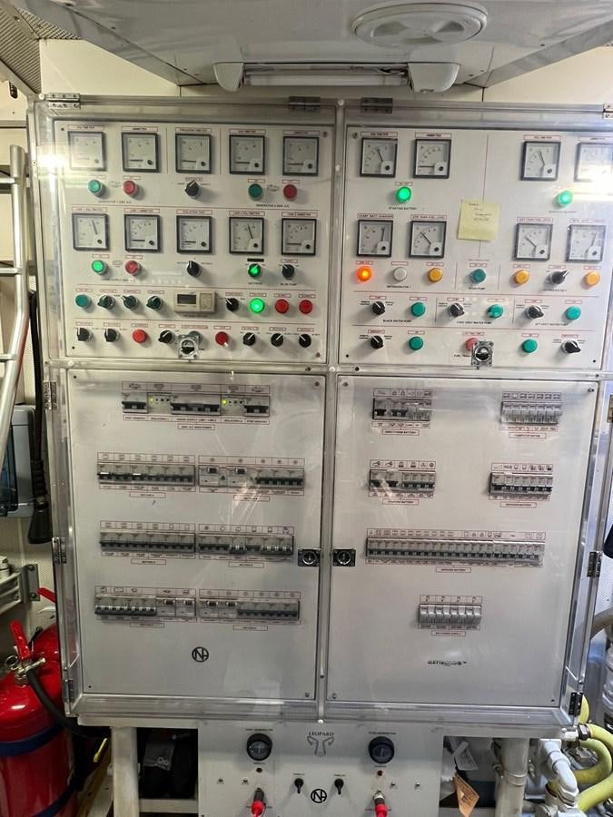 a machine with many buttons aboard SAGA ONE Yacht for Sale