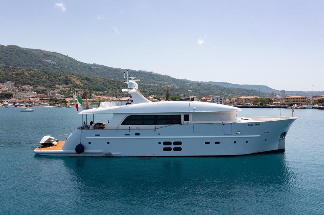 a boat in the water aboard MR GU Yacht for Sale
