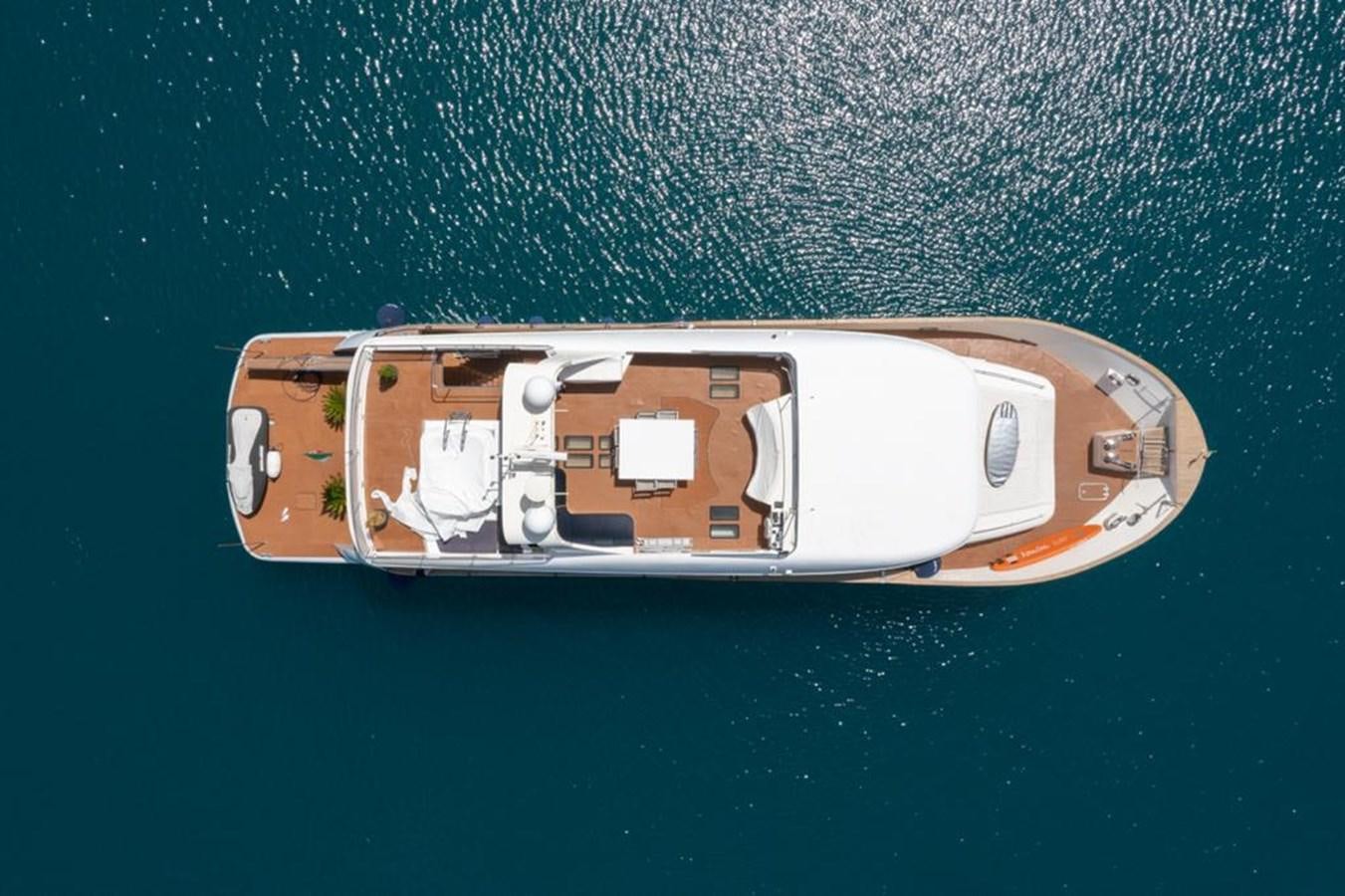 a gold and silver metal object aboard MR GU Yacht for Sale