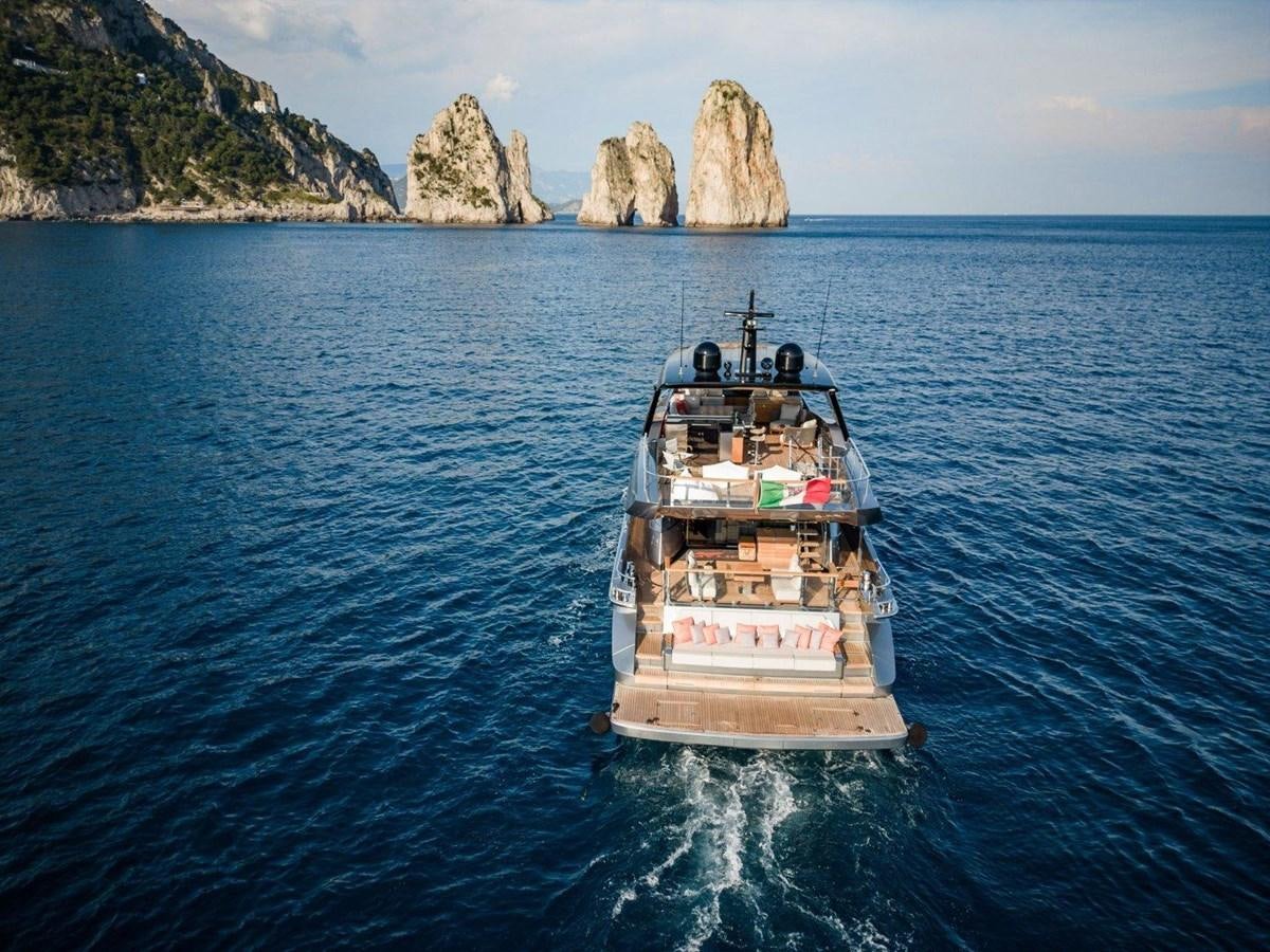 a boat on the water aboard POSILLIPO TECHNEMA 90 Yacht for Sale