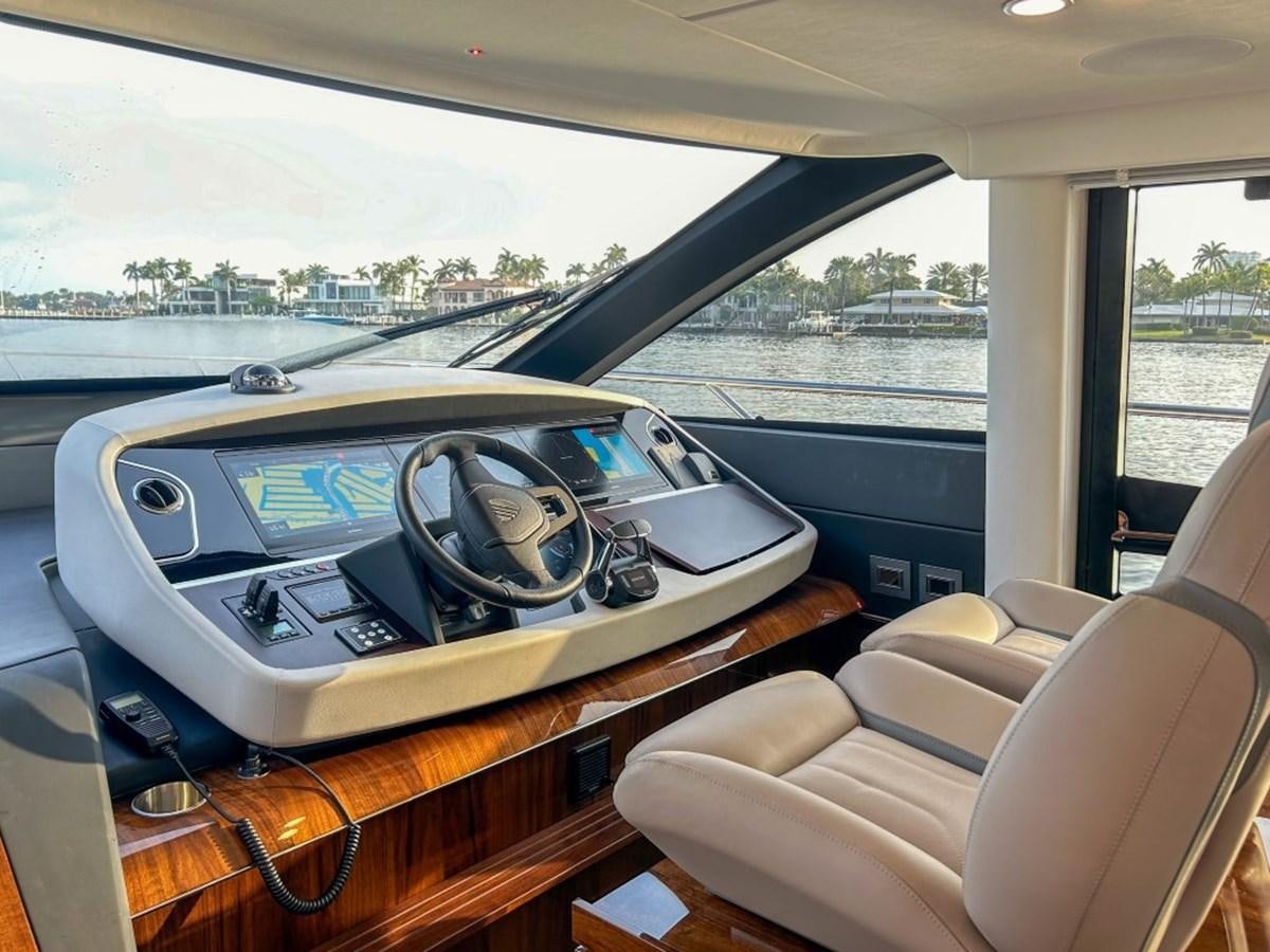 inside of a car aboard 2024 NEW SQUADRON 68 FAIRLINE Yacht for Sale