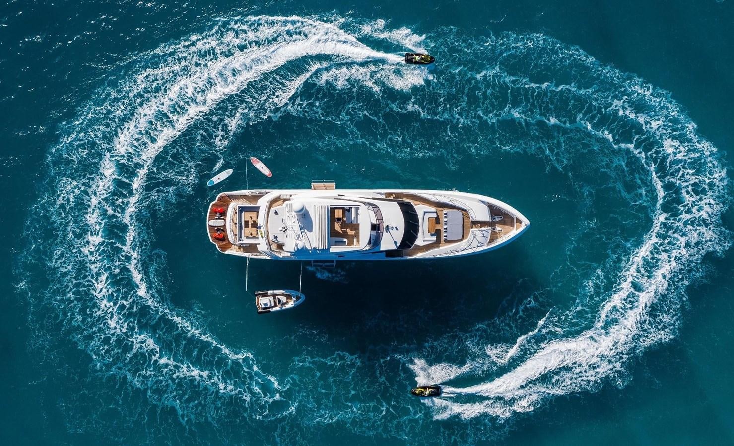 a boat on the water aboard GEORGE P Yacht for Sale