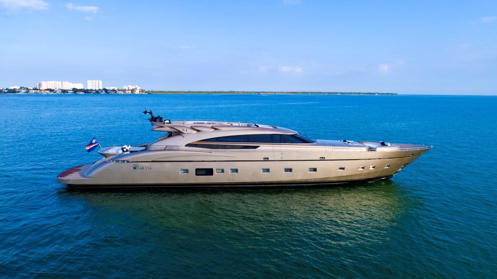 a boat in the water aboard FIVE WAVES Yacht for Sale