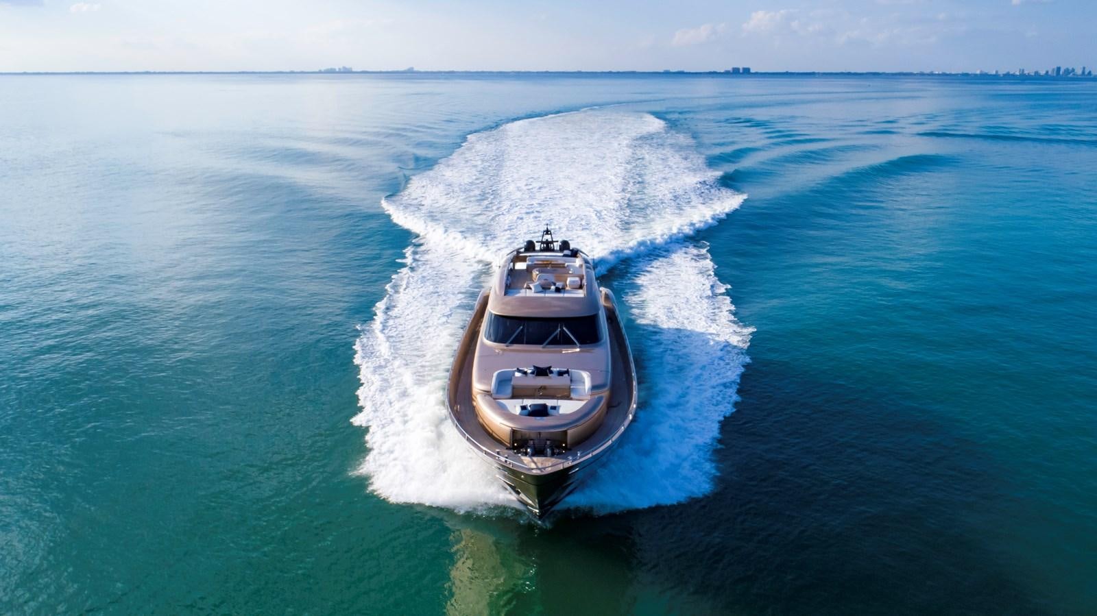 a boat on the water aboard FIVE WAVES Yacht for Sale