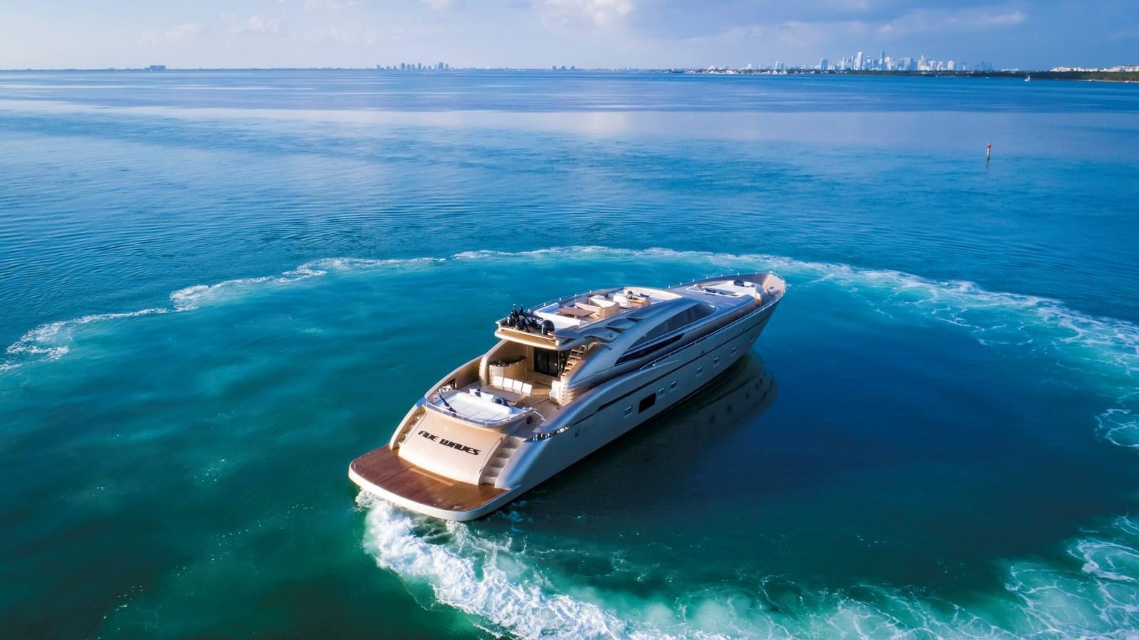 a boat in the ocean aboard FIVE WAVES Yacht for Sale