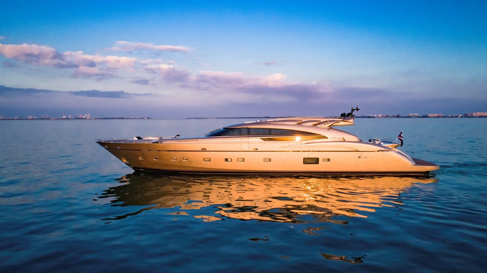 a boat in the water aboard FIVE WAVES Yacht for Sale