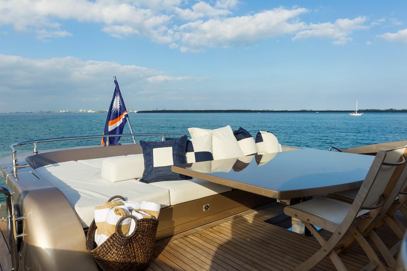 a boat on the water aboard FIVE WAVES Yacht for Sale