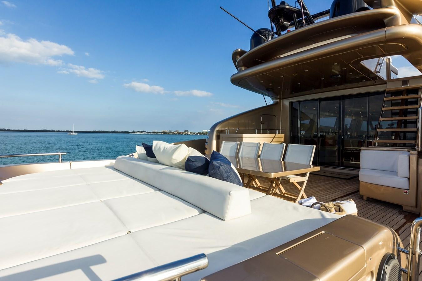 a boat on the water aboard FIVE WAVES Yacht for Sale