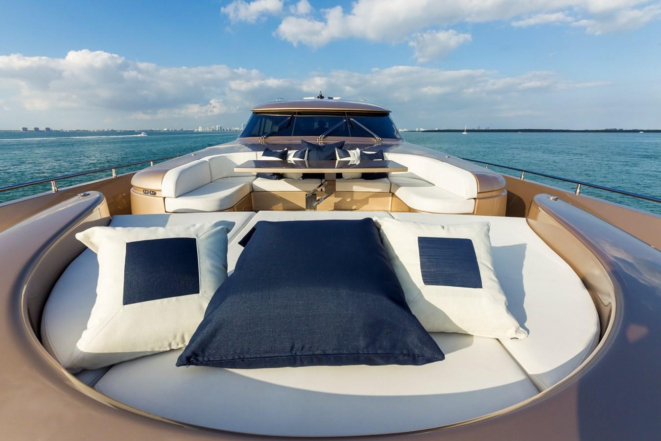 a boat on the water aboard FIVE WAVES Yacht for Sale