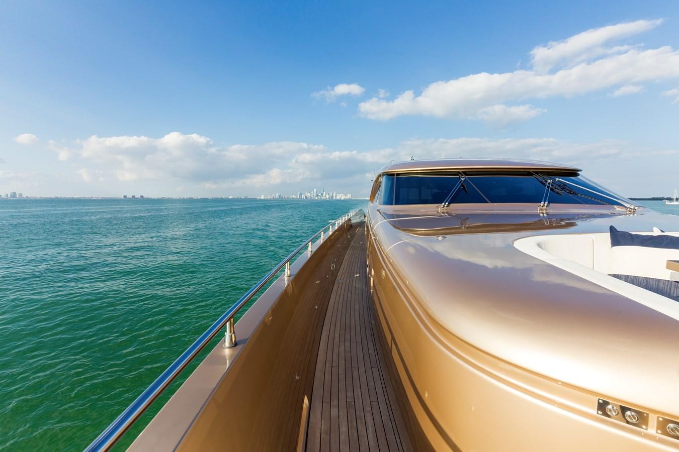 a boat on the water aboard FIVE WAVES Yacht for Sale