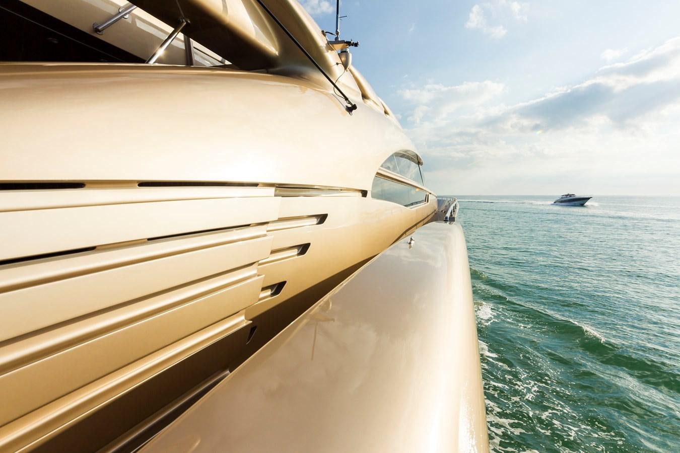 a boat on the water aboard FIVE WAVES Yacht for Sale