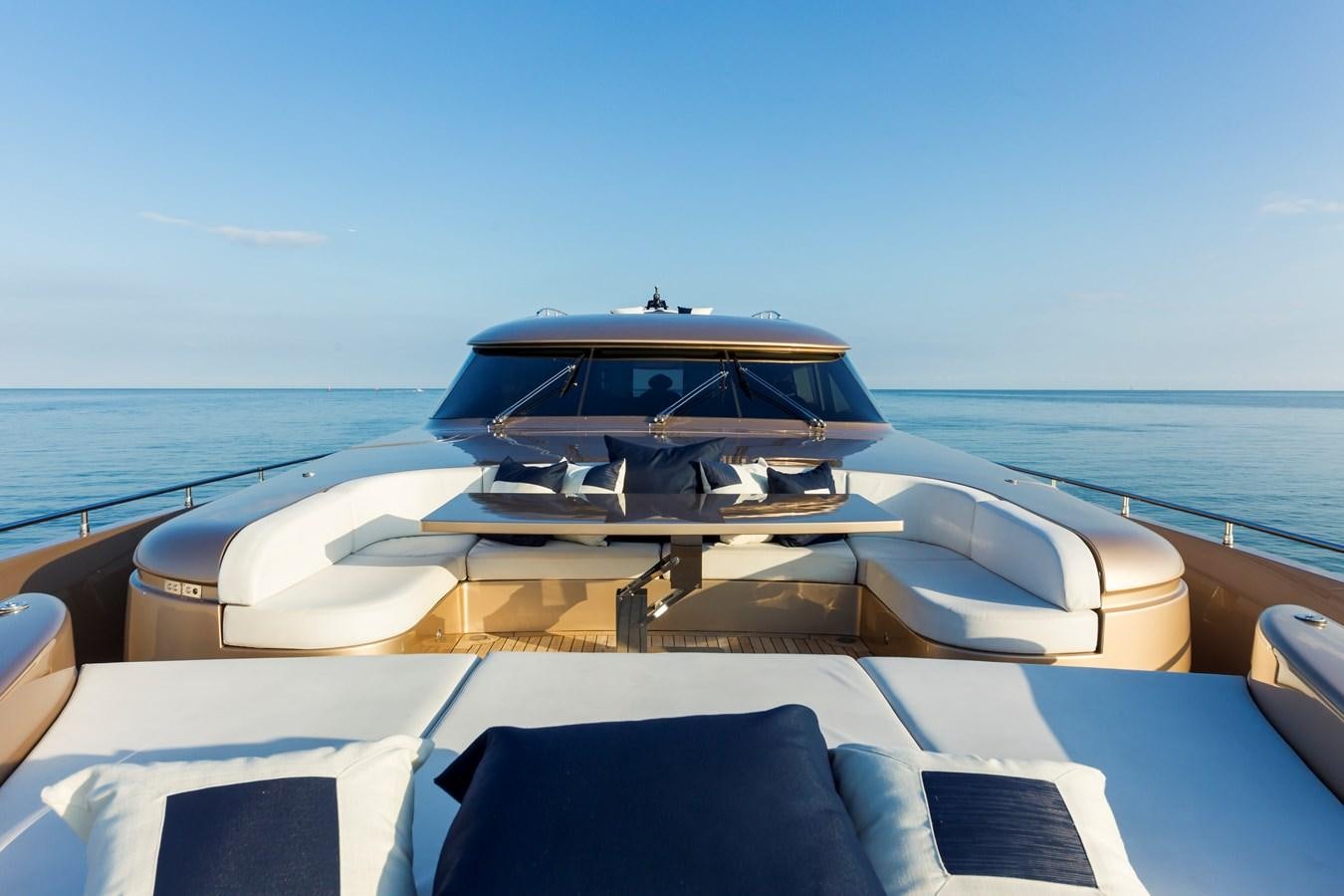 a boat on the water aboard FIVE WAVES Yacht for Sale