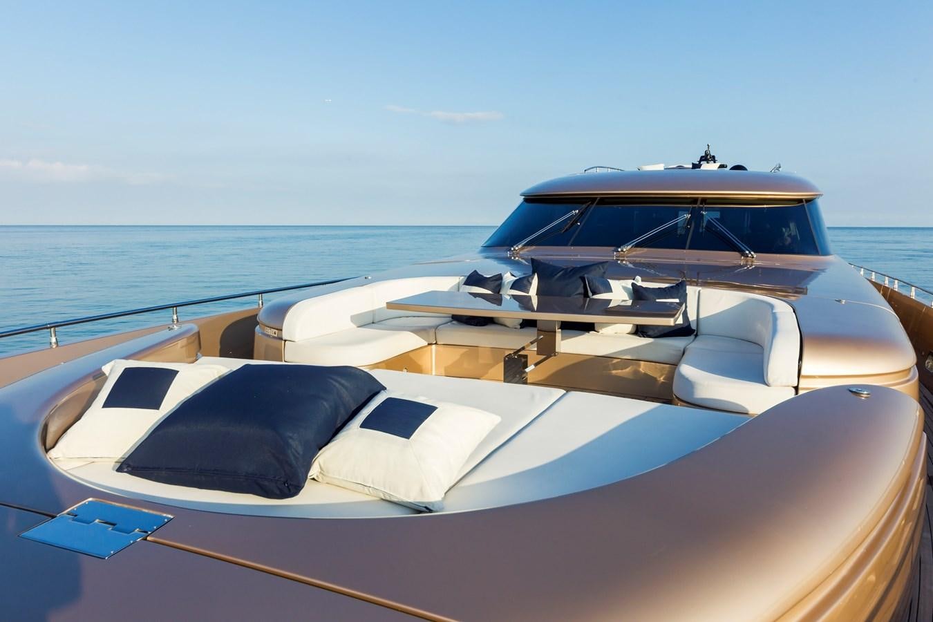 a boat on the water aboard FIVE WAVES Yacht for Sale