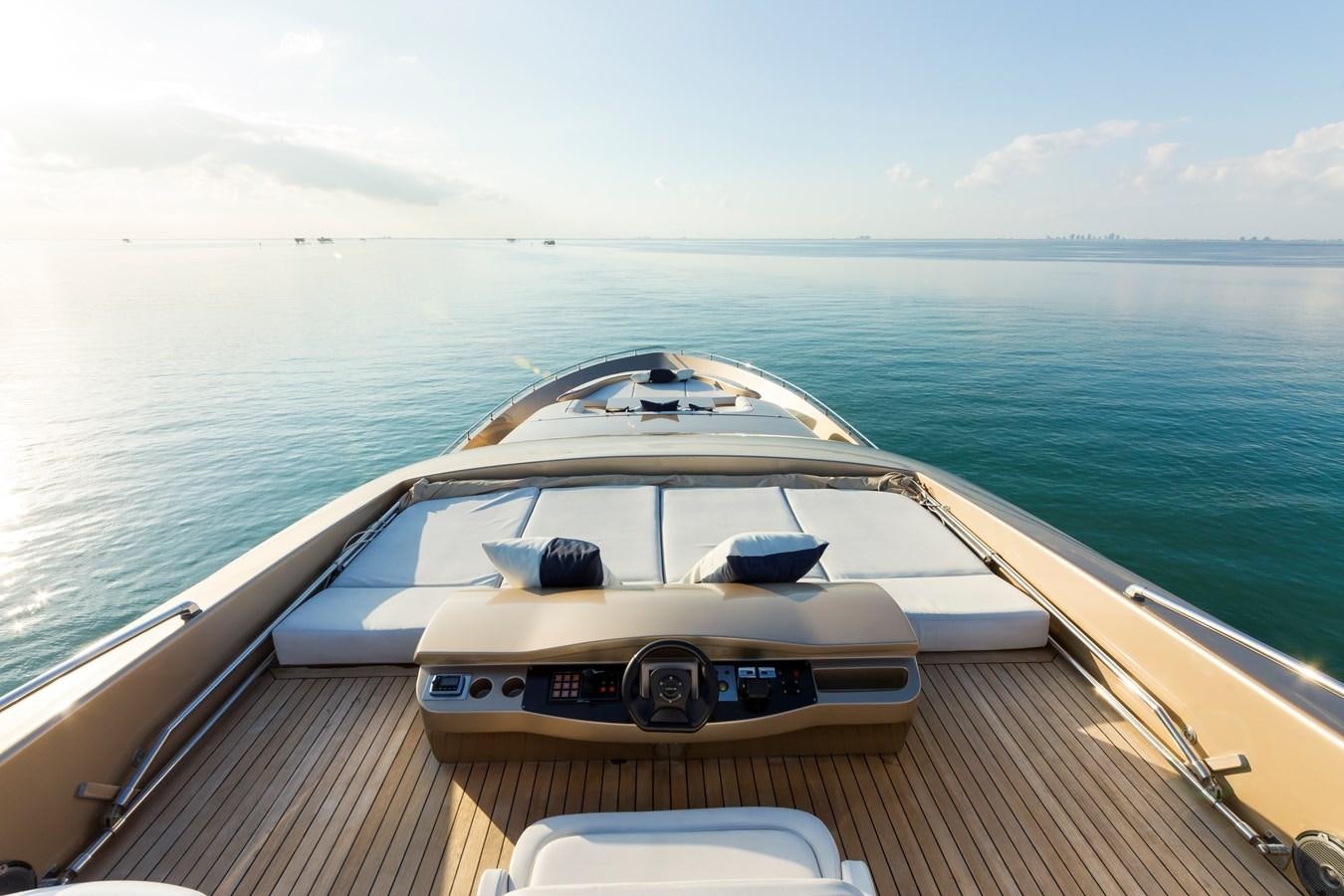 a boat on the water aboard FIVE WAVES Yacht for Sale