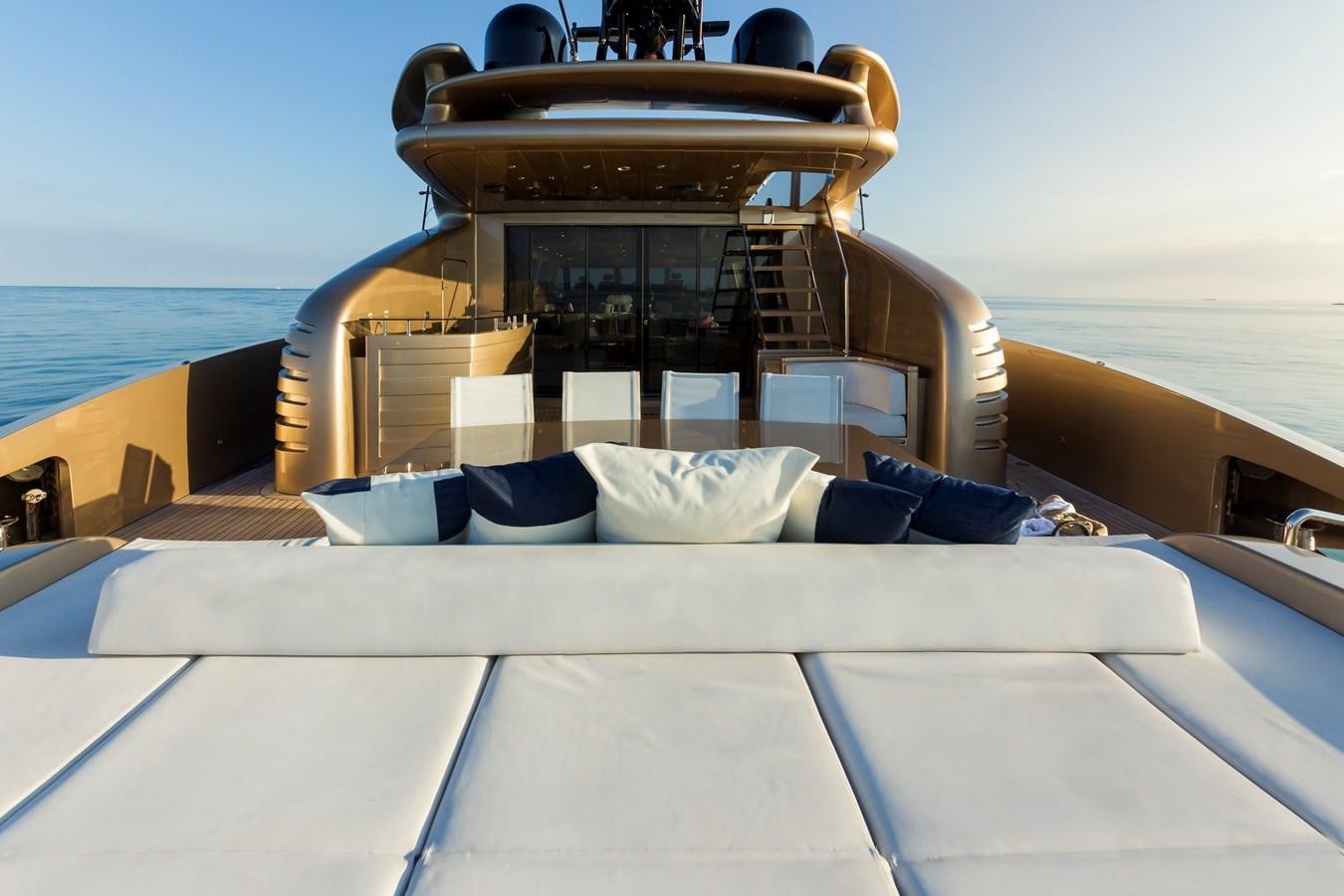a cruise ship in the water aboard FIVE WAVES Yacht for Sale