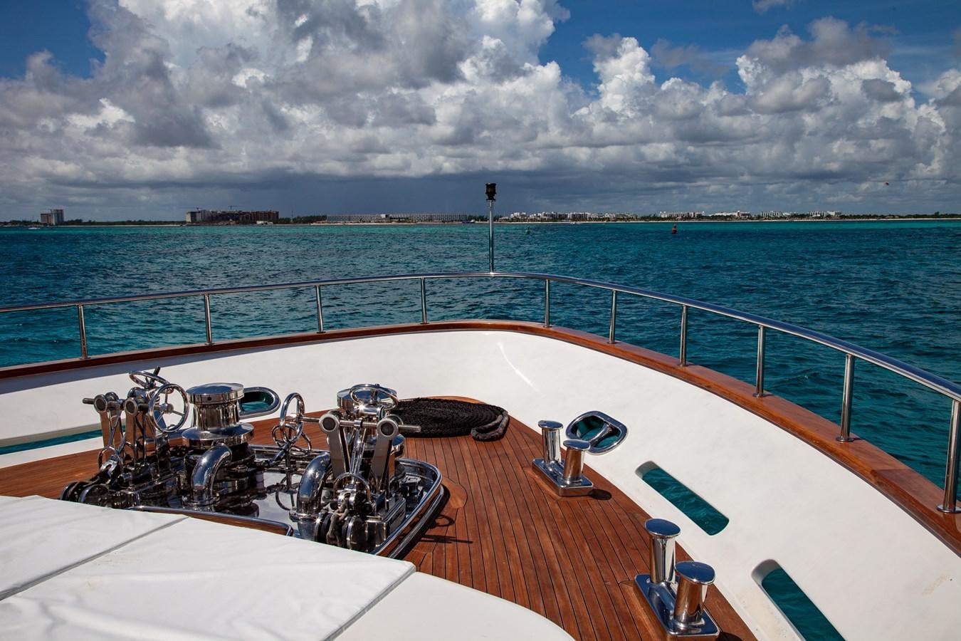 a boat on the water aboard SUNRISE Yacht for Sale