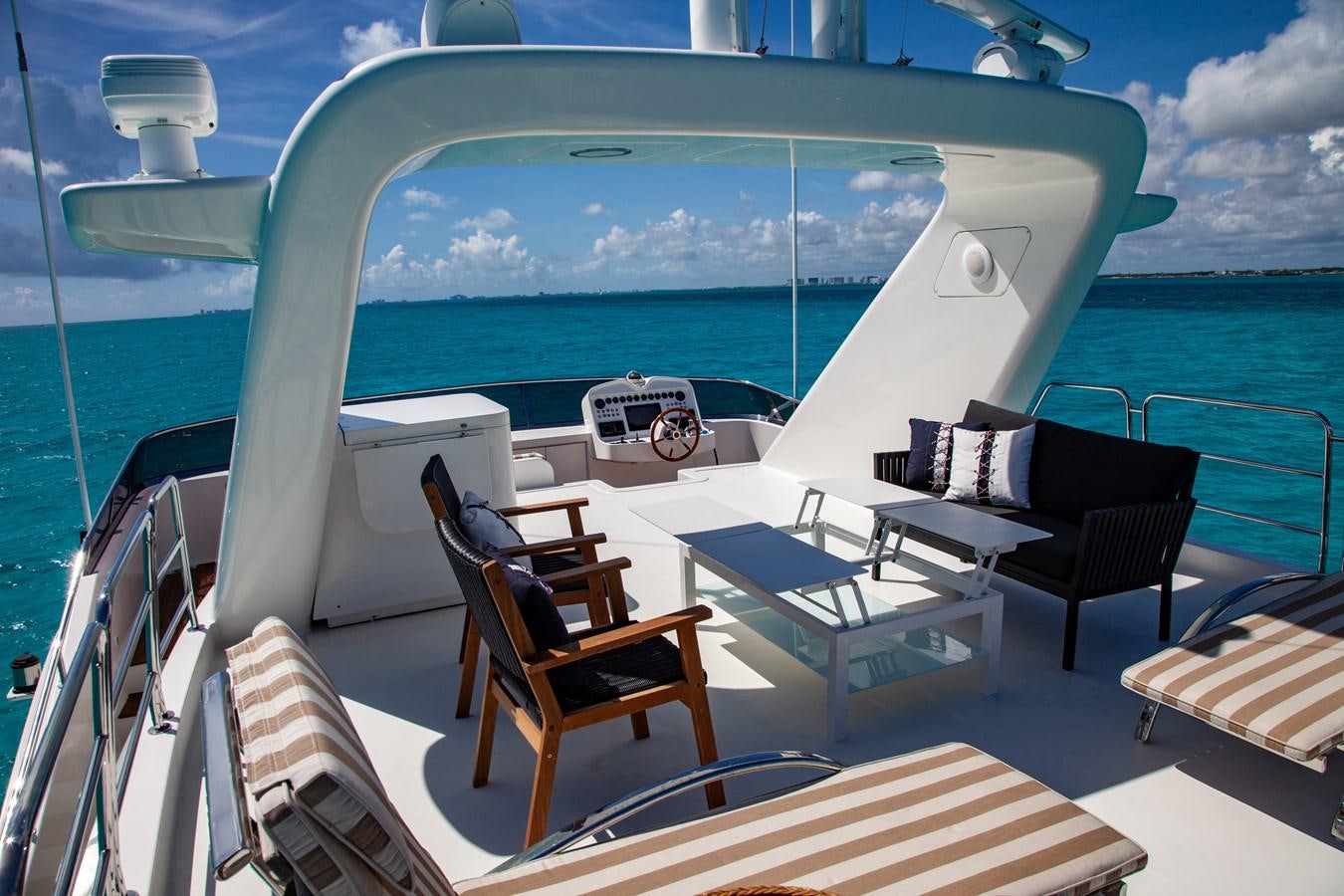 a boat on the water aboard SUNRISE Yacht for Sale