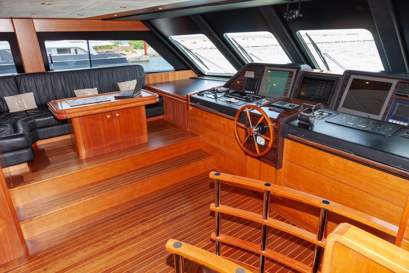 inside of a vehicle aboard SUNRISE Yacht for Sale
